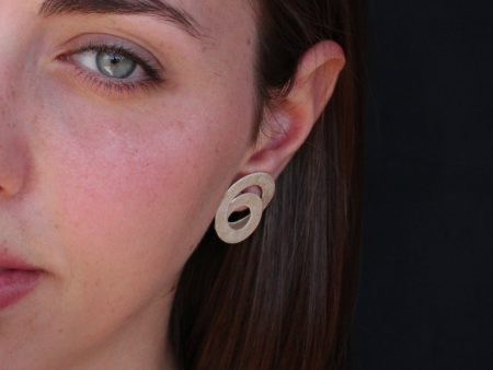 Copy of Unique spiral shape silver earrings Online