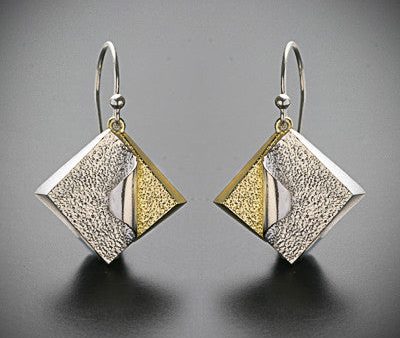 Books Collection  silver & gold hanging earrings Online