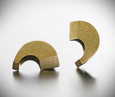 Artistic shape gold or silver earrings Online Hot Sale