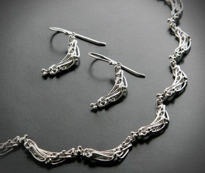 Fine chain silver links necklace Sale