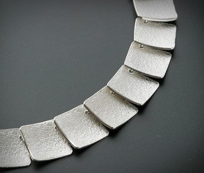 Geometric shapes silver necklace Supply