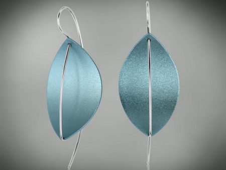 Colorful aluminum  Collection curved hanging earrings Online Hot Sale