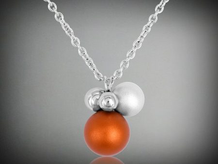 Colorful aluminum  collection drop shape pendant with pearl Discount