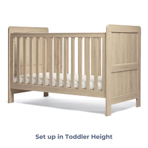 Mamas and Papas Atlas Nimbus White Bundle - Cot + Dresser For Cheap