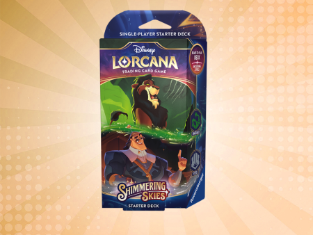 Lorcana TCG: Shimmering Skies Starter Deck (Emerald & Steel) Online Hot Sale