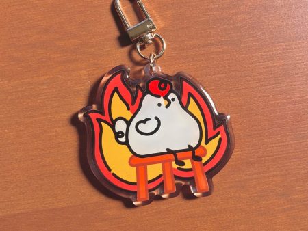 This is Fine Chicken Keychain Online Hot Sale