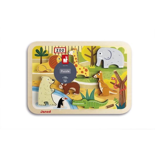 Janod Zoo Chunky Puzzle Online Hot Sale