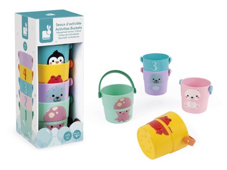 Janod Bath Activity Buckets - Animals Online now