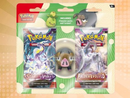 Pokémon TCG: 2 Booster Packs & Lechonk Eraser Online now