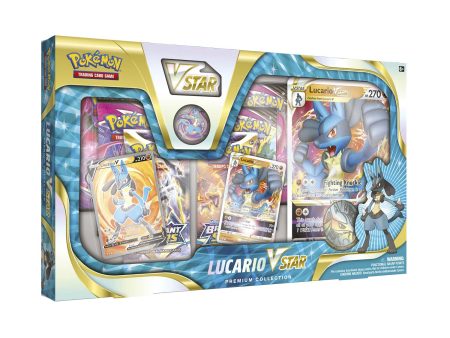 Pokemon TCG: Lucario VSTAR Premium Collection For Cheap