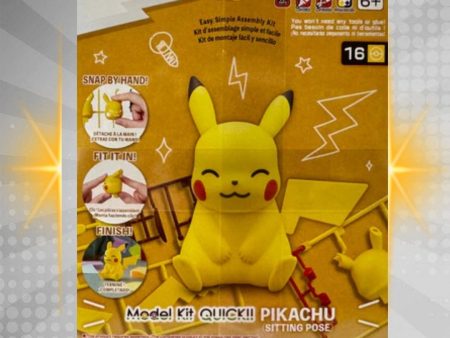 Pokémon Model Kit QUICK!! 16 PIKACHU (SITTING POSE) Supply