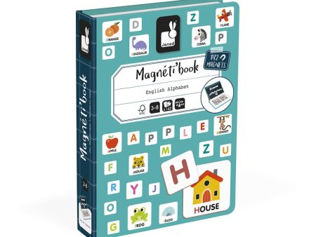 Janod English ABC Magnetibook Fashion