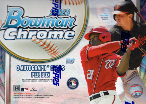 2023 Bowman Chrome Baseball HTA Choice Box Discount