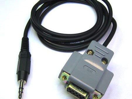 Icom  OPC-478 Rib-Less Serial to handheld programming cloning cable w  RS-232S connector for radios with 2-pin connectors F24, F21, F2000, F4001, F3011, IP100H, and more Sale