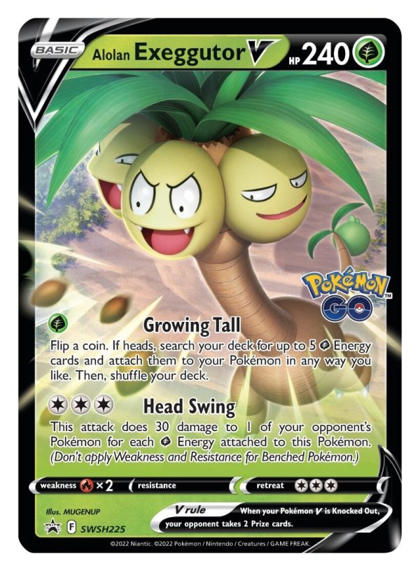 Pokemon TCG: Pokemon GO Collection—Alolan Exeggutor V For Cheap