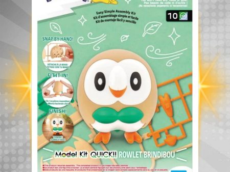 BANDAI Hobby Pokemon Model Kit QUICK!! 10 ROWLET Online now