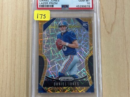 2019 PRIZM DANIEL JONES #302 RC LAZER PRIZM PSA 10 GEM MINT Supply