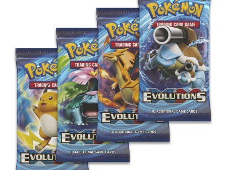 10 Packs Pokemon TCG XY Evolutions Booster Pack (10 Cards) Supply