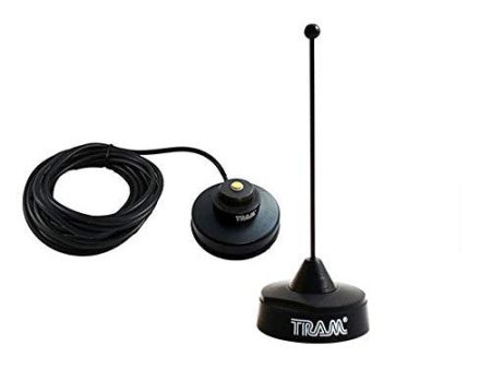 Tram 1121B + 1233MUHF Black Magmount Antenna Kit. VHF150-162 MHz Compatible with Motorola Mobiles CDM1250 CDM750 CM300 CM200 on Sale