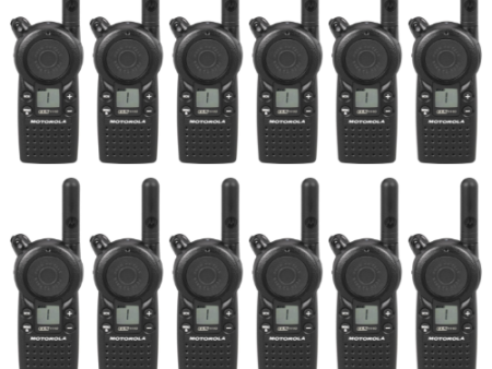 12 Pack Motorola CLS1110 UHF 1 Watt 1 Channel Lightweight Radio Discount