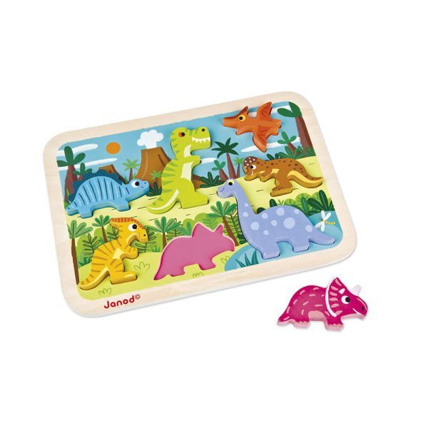 Janod Dinosaur Chunky Puzzle Discount