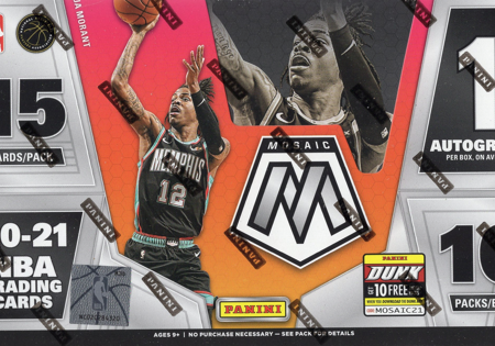 2020 21 Panini Mosaic Basketball Hobby Box Online