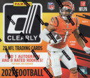 2021 Panini Clearly Donruss Football Hobby Box on Sale