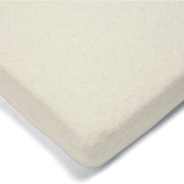 Mamas and Papas Oatmeal Cotbed Fitted Sheet (Single Pack) Sale