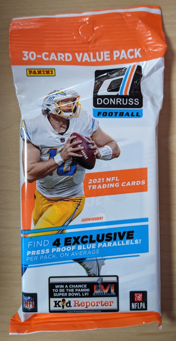 2021 NFL Donruss Value Pack Online