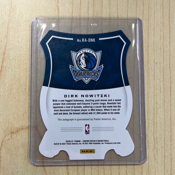 2020-21 CROWN ROYALE DIRK NOWITIZKI AUTO  17 For Cheap