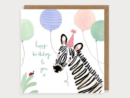 Zebra Happy Birthday Gift Card For Discount