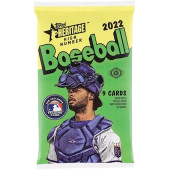 2022 Topps Heritage High Number Baseball Hobby Pack on Sale