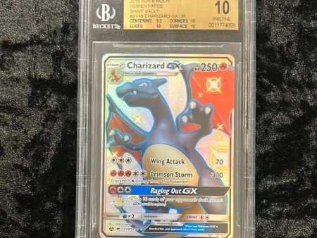 2019 POKÉMON CHARIZARD GX SHINY HIDDEN FATE BGS 10 PRISTINE Online Sale