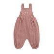 Mamas and Papas Pink Flower Crinkle Dungarees & Bodysuit - 2 Piece Set Online Sale