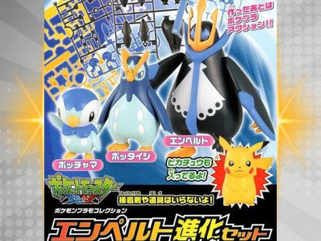 BANDAI Hobby Pokémon Model Kit EMPOLEON EVOLUTION SET Sale