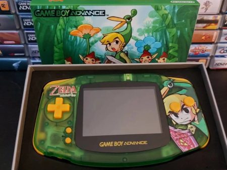 Zelda GBA Custom UV Printed Shells Matching Box Sale