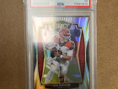 2020 SELECT JOE BURROW #146 SILVER PRIZM PSA 10 Sale