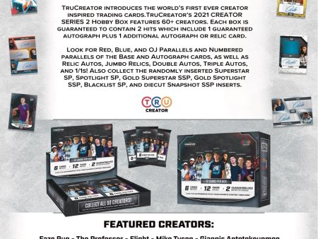 2021 TruCreator Creators Collection Series 2 Hobby Box Hot on Sale