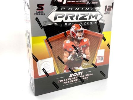 2021 Prizm Draft Picks Football Factory Sealed Mega Box For Cheap