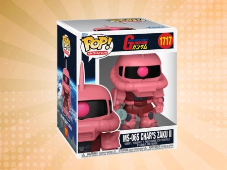 Funko Pop! Mobile Suit Gundam MS-06S Char’s Zaku II Super Vinyl Figure #1717 Fashion