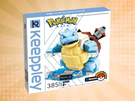 Keeppley Pokémon Blastoise Building Blocks Set Hot on Sale