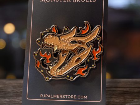 Charred Reptile Pin Sale