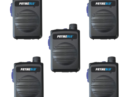 5 Pack of Pryme BTH-550-MAX Wireless Speaker Microphone with ROTARY Volume Control and Built-in Wireless PTT Discount