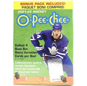 2021 22 Upper Deck O-Pee-Chee Hockey 8-Pack Blaster Box Sale