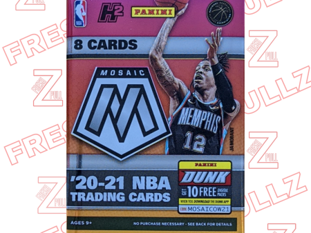 2020-21 NBA Mosaic Fast Break Hobby Pack Supply