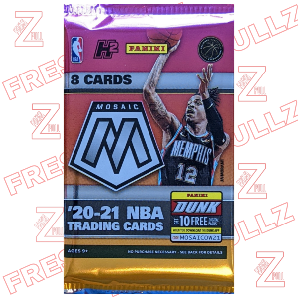 2020-21 NBA Mosaic Fast Break Hobby Pack Supply