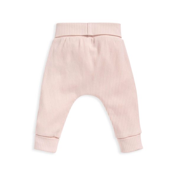 Mamas and Papas Organic Cotton Ribbed Leggings - Pink Online