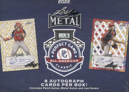 2022 Leaf Perfect Game Baseball All-American Classic Hobby Box Sale