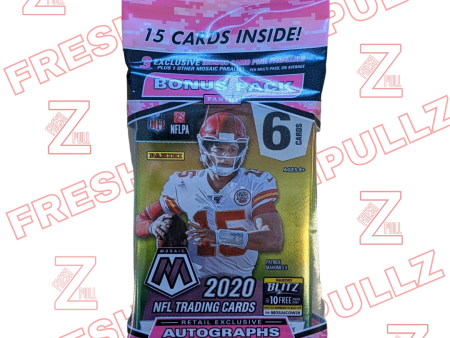 2020 NFL Mosaic Cello Pack For Discount