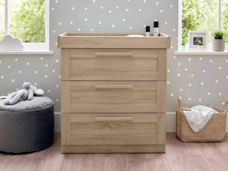 Mamas and Papas Atlas Oak Dresser  Changer For Discount